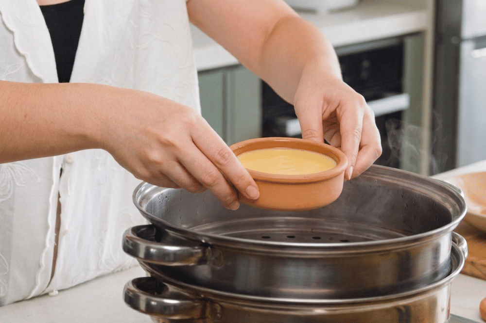 Cara membuat tim daging tahu telur