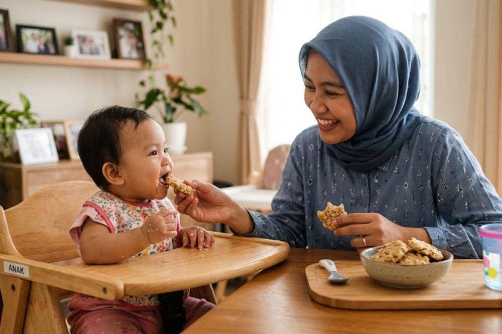Resep Biskuit Oat Pisang untuk MPASI