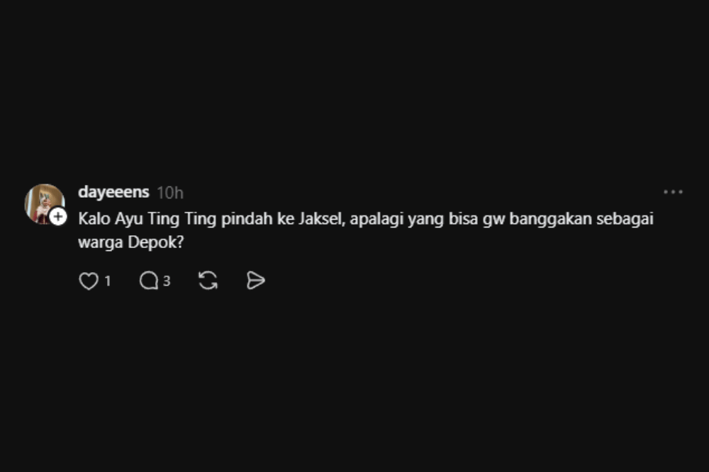 Komentar Ayu TIng TIng pindah rumah 7
