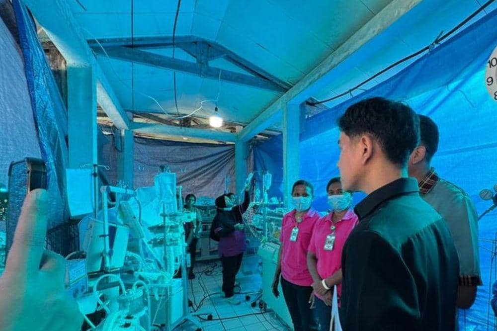 Wapres Gibran Temui Ibu Melahirkan, Korban Gempa NTT
