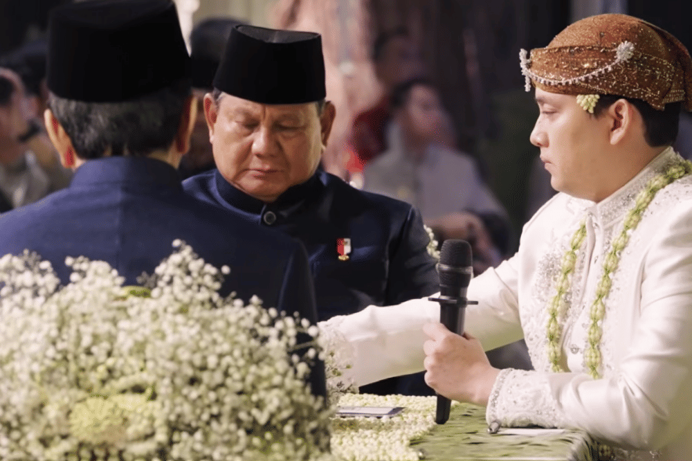 5 Fakta Pernikahan Rizky Irmansyah, Prabowo dan Jokowi sebagai Saksi