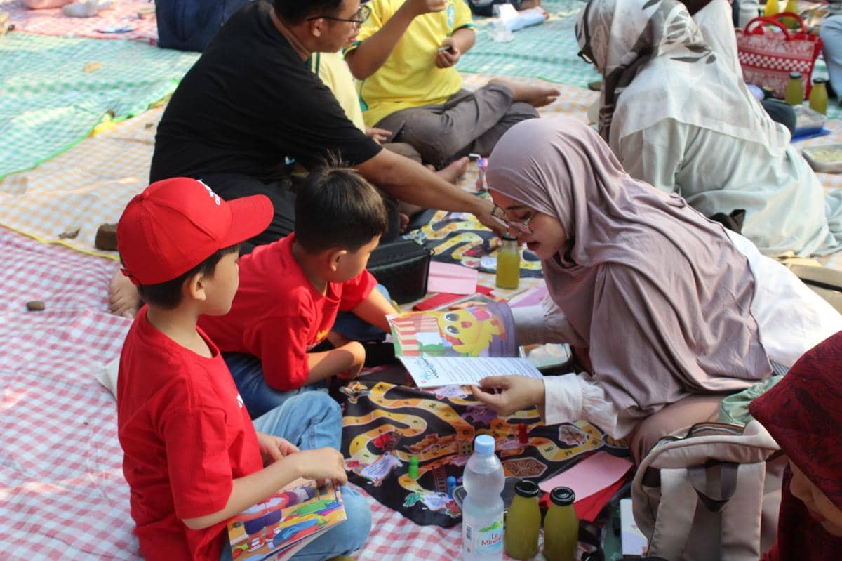 Kegiatan anak di Kumpul Piknik Media Menuju CIA Fest 2026