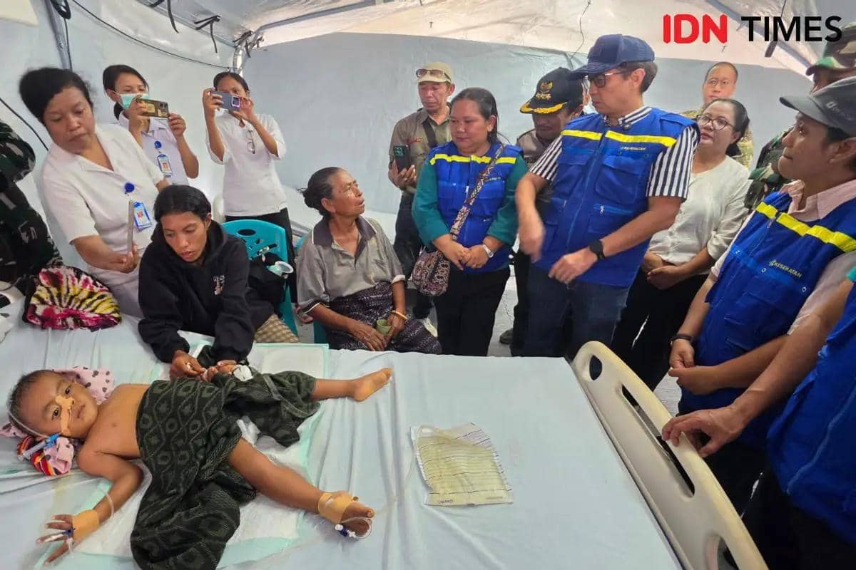 Kondisi balita sebelum meninggal di pengungsian gempa NTT