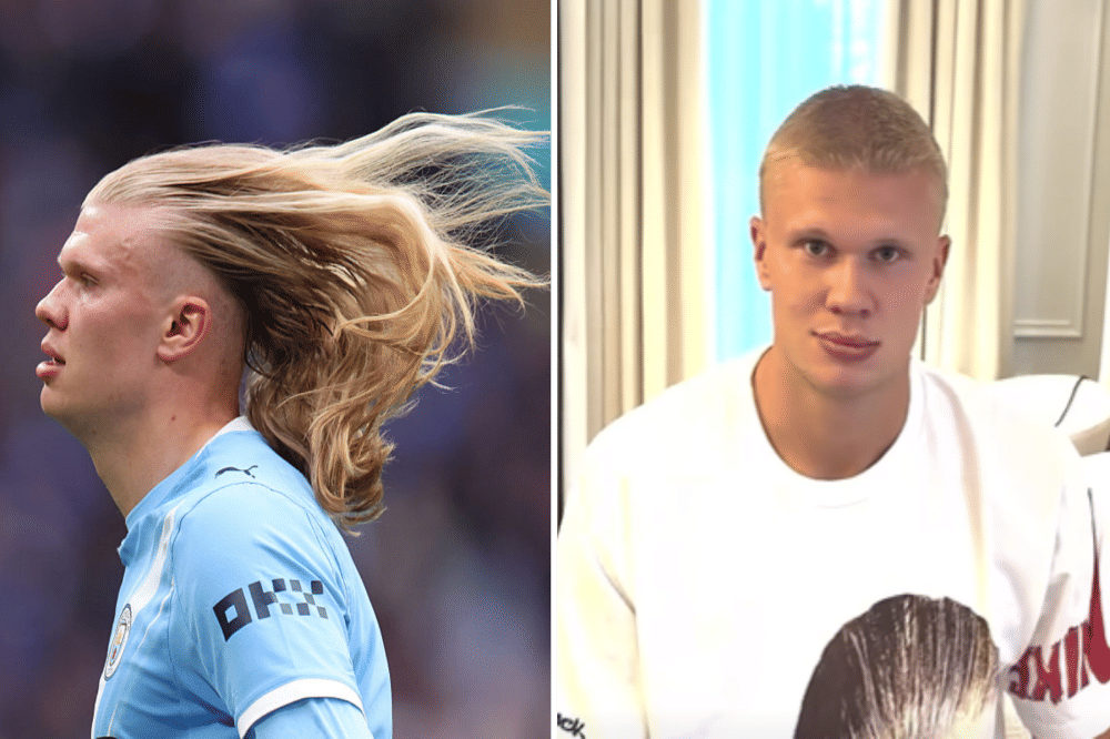 Gaya Haaland Sebelum dan Sesudah Potong Rambut, Siap Sambut Season Baru