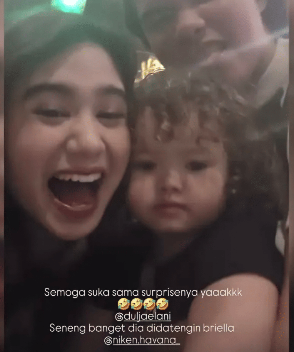Tissa Biani bawa kejutan untuk Dul