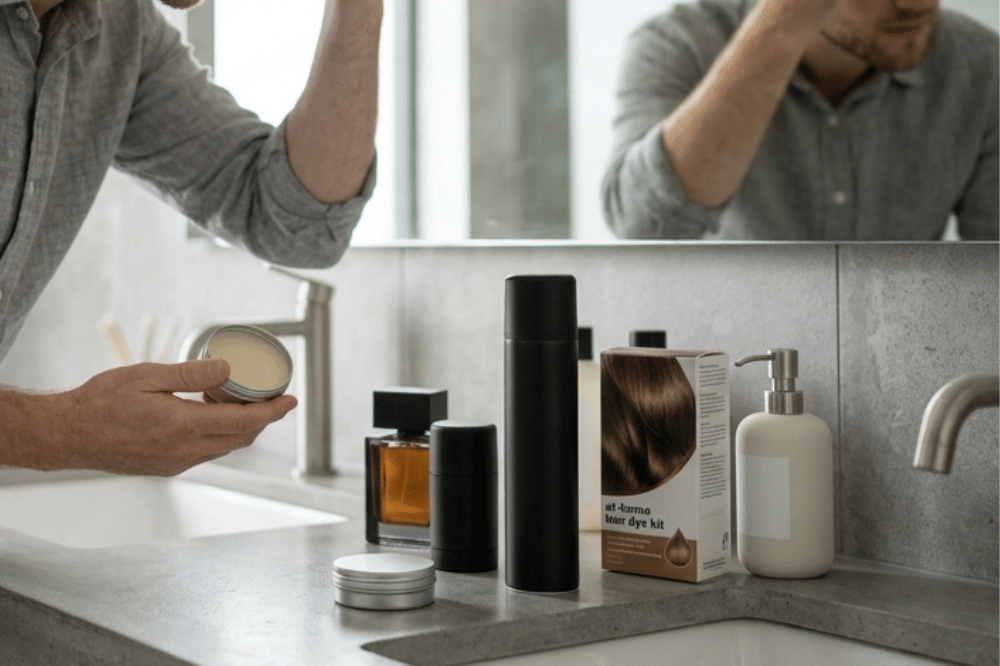 Produk pewarna atau styling rambut