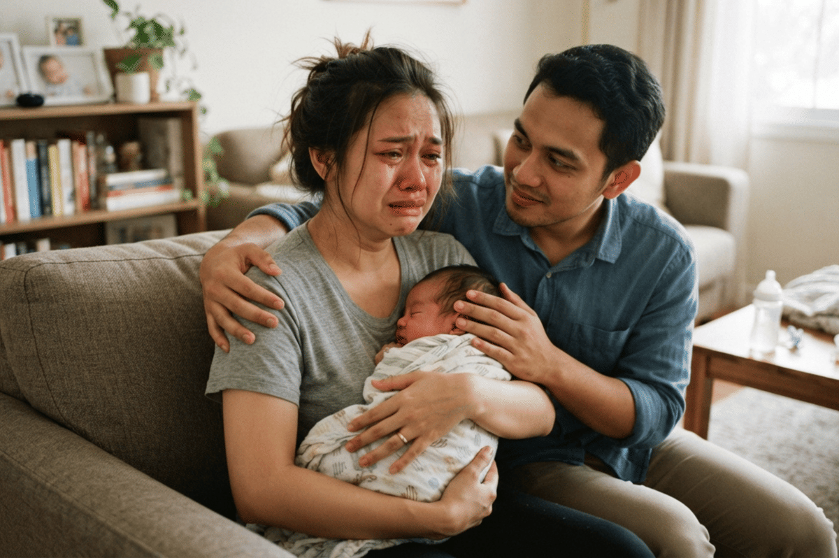 Emotional Rollercoaster: Peran Papa Menjaga Kesehatan Mental Mama Pascamelahirkan