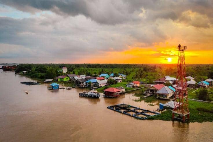 Fakta Sungai Barito di Kalimantan yang berlokasi di Desa Kalahien, Barito Selatan