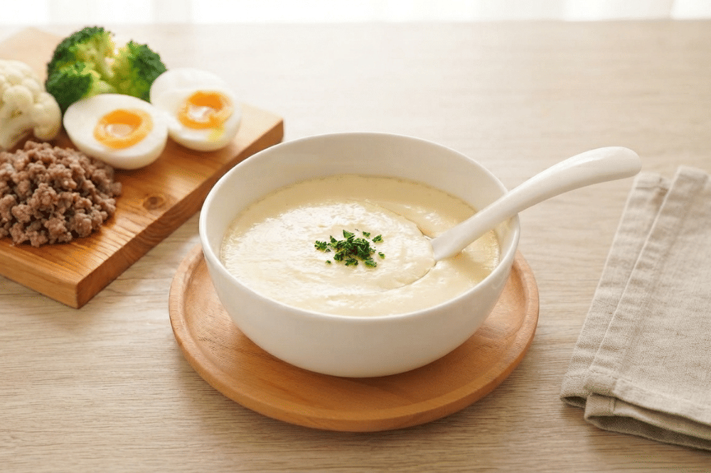 Menu MPASI 6 sampai 12 bulan tinggi kalori dan protein