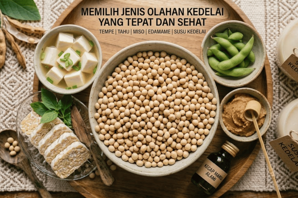 Memilih jenis olahan kedelai yang tepat dan sehat