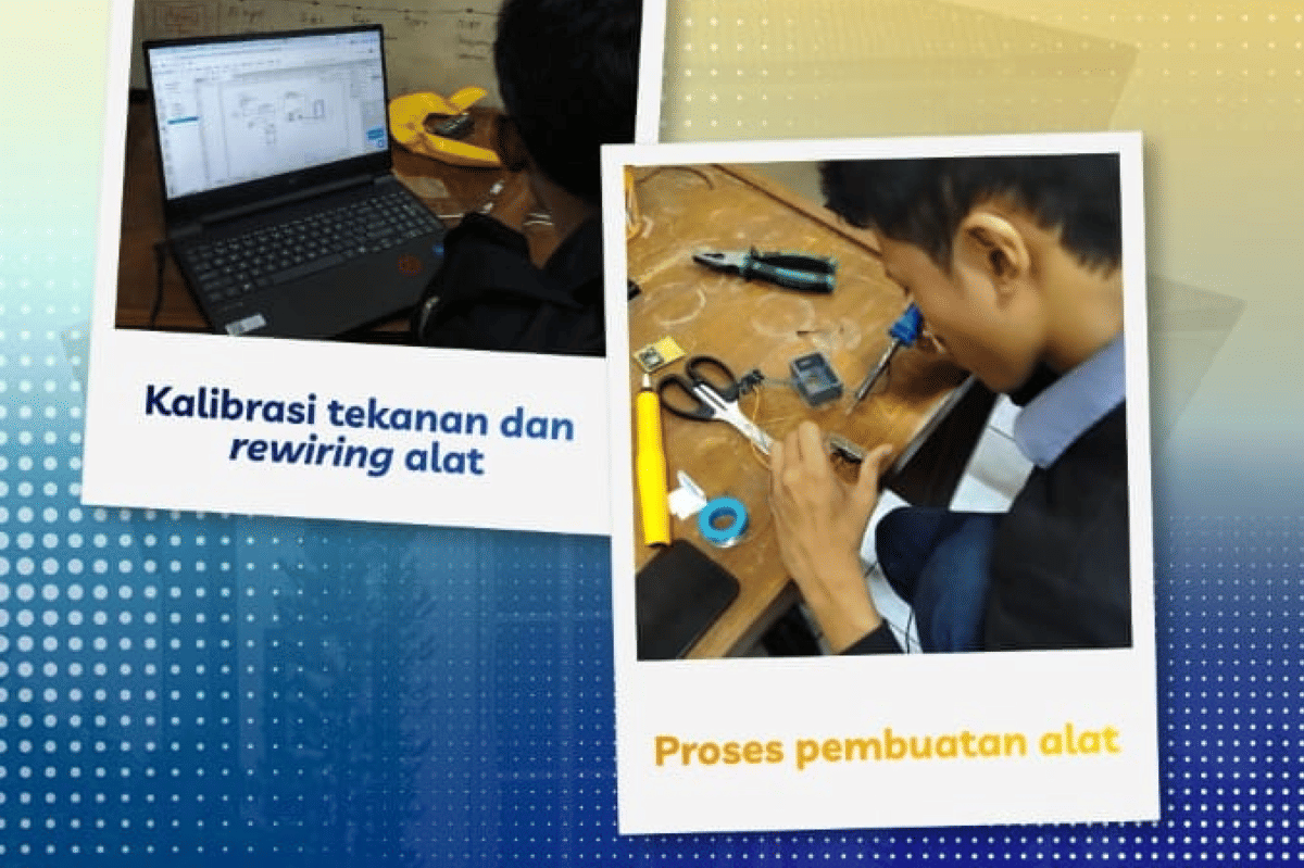 Tekanan yang ada dirompi sudah diatur agar stabil dan tidak sembarangan