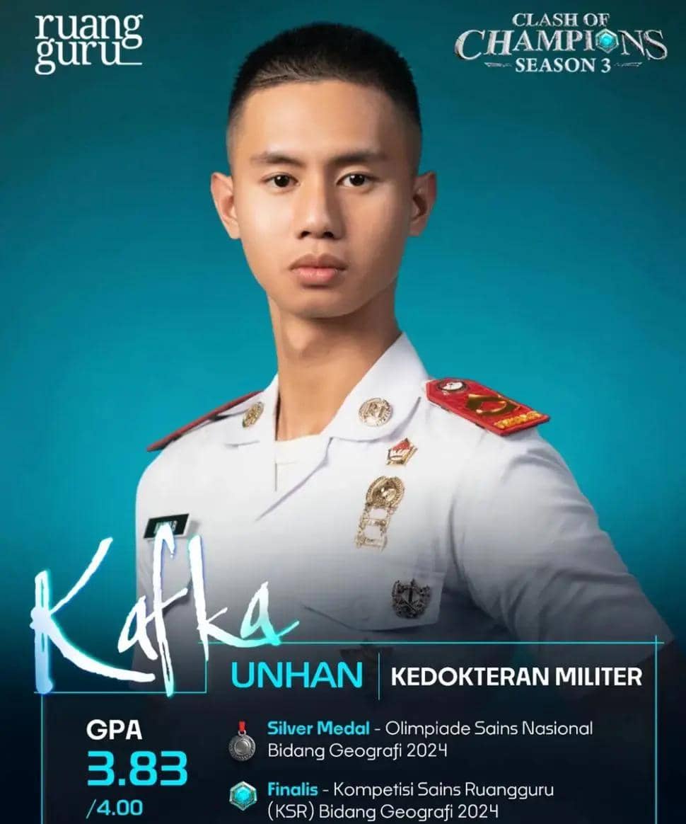 Menempuh pendidikan di Fakultas Kedokteran Militer UNHAN