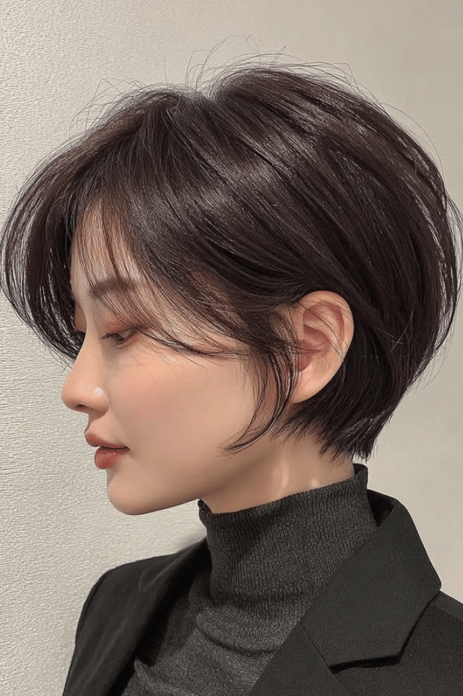 Pixie Cut dengan Soft Oval Layer 