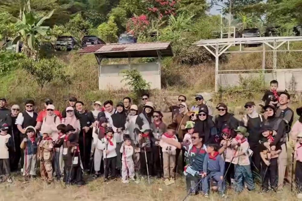 Aktivitas Shaka Main ke Curug Bareng Temen TK 2