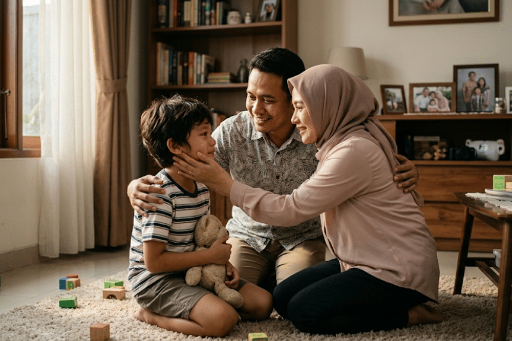 Orangtua yang sayang kepada anaknya