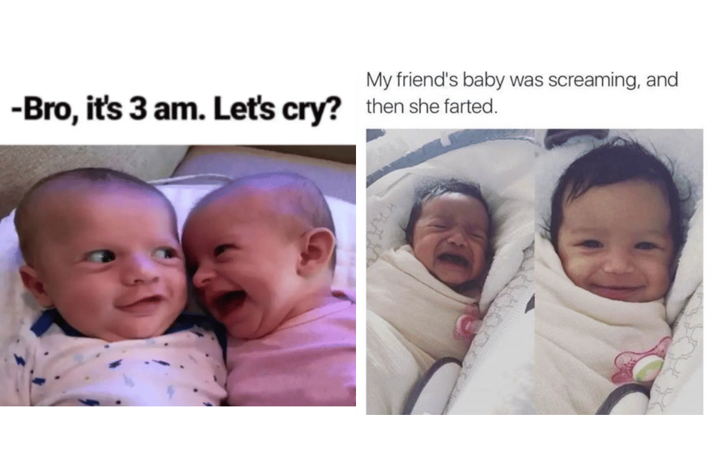 8 Meme Bayi Nangis, Kasihan Tapi Bikin Ngakak