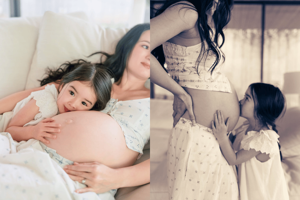5 Foto Brielle Anak Julie Estelle Sayang Adik saat di Kandungan 