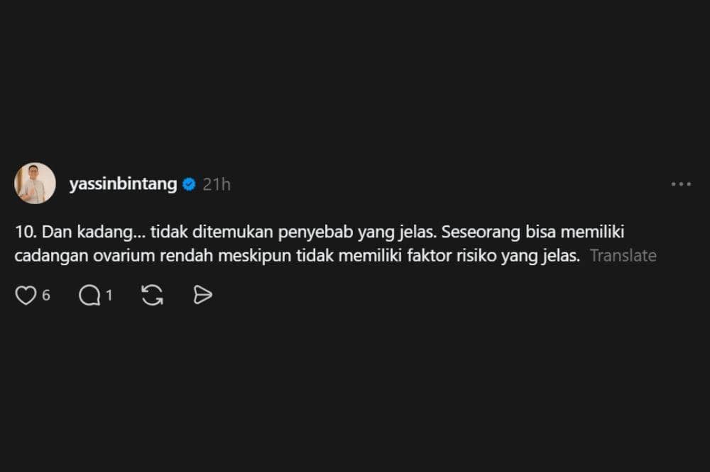 10 Hal yang Bikin Sel Telur Sedikit