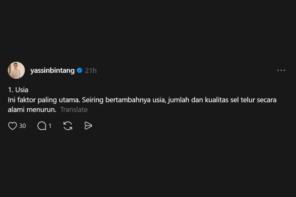 10 Hal yang Bikin Sel Telur Sedikit