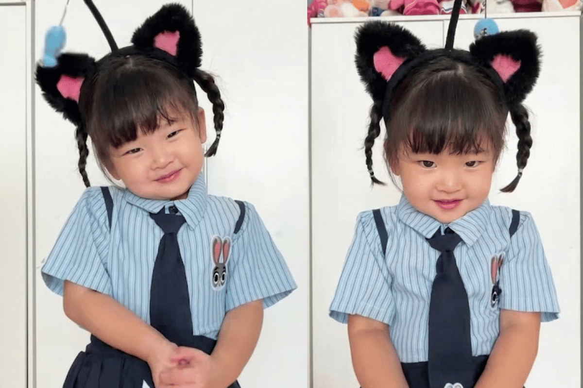 Jena juga cosplay menjadi Judy Hopps yang membuatnya semakin lucu