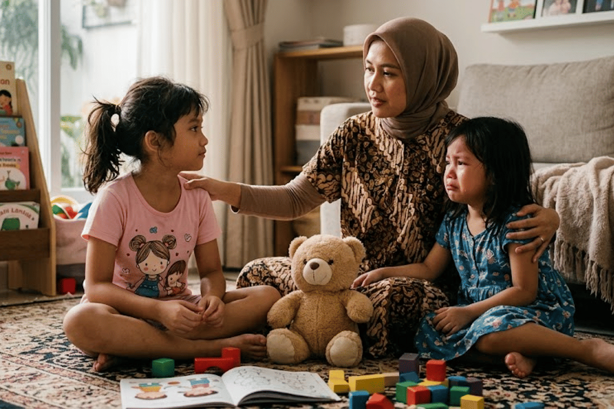 Pertengkaran membuat anak belajar untuk menyelesaikan masalah