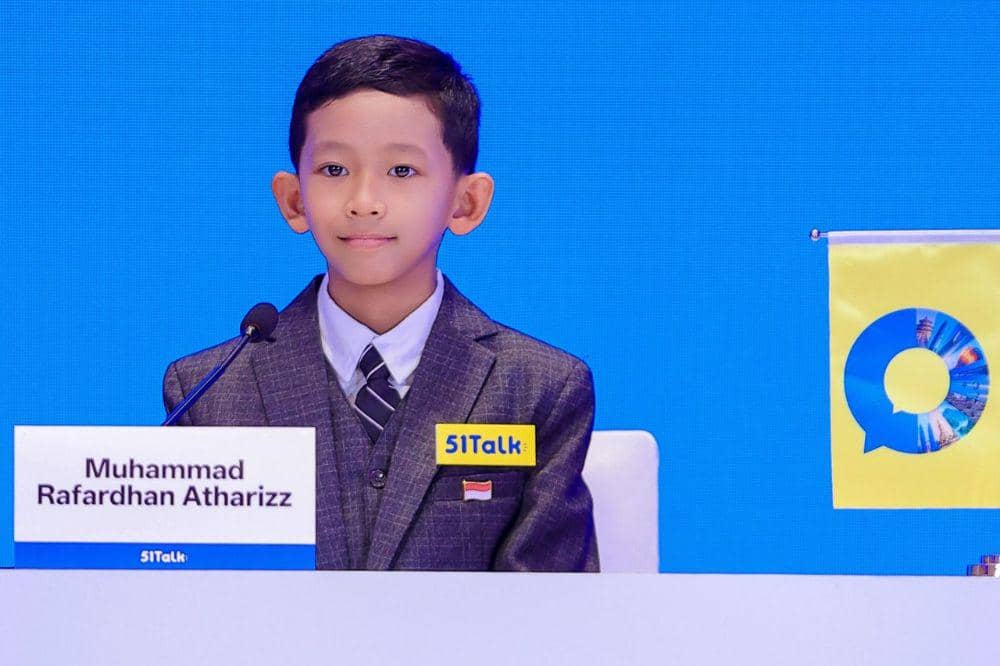 Athar mewakili Indonesia di 51Talk Global Youth Summit 2026