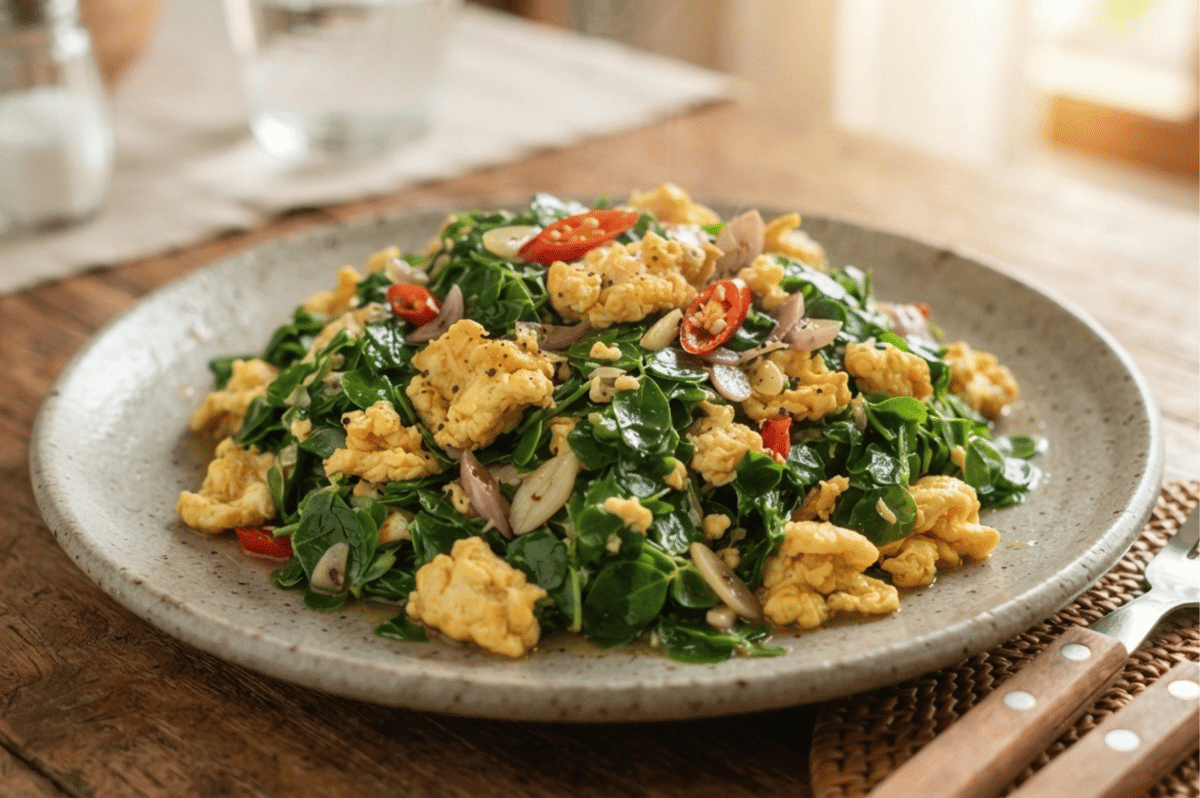 Resep Tumis Kelor Telur Orak-Arik untuk ASI Booster, Kaya Protein!