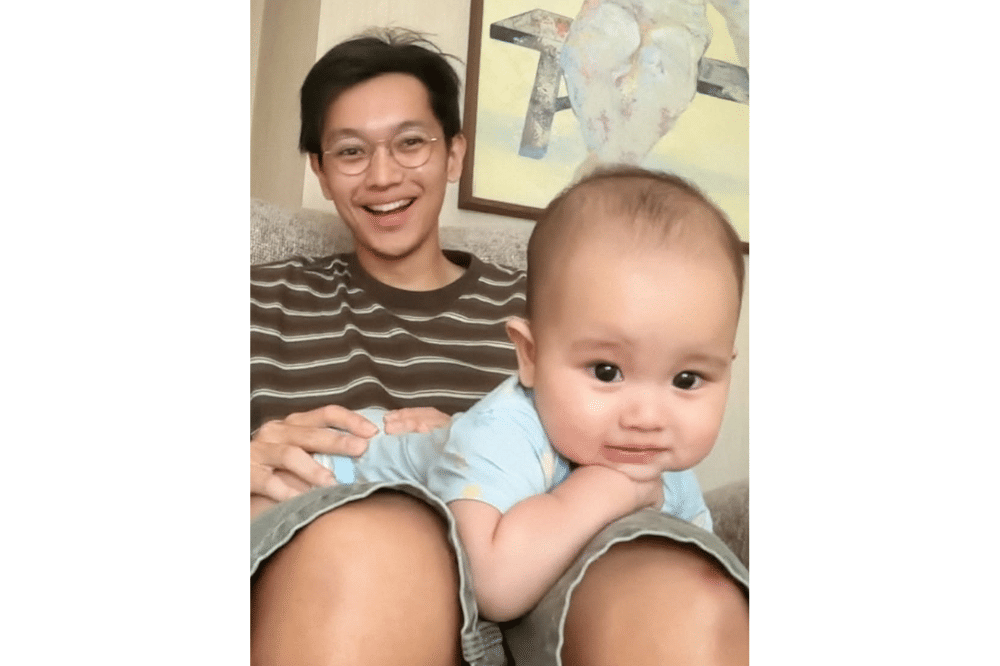 Foto Arya anak Brandon Salim dan Dhika Himawan