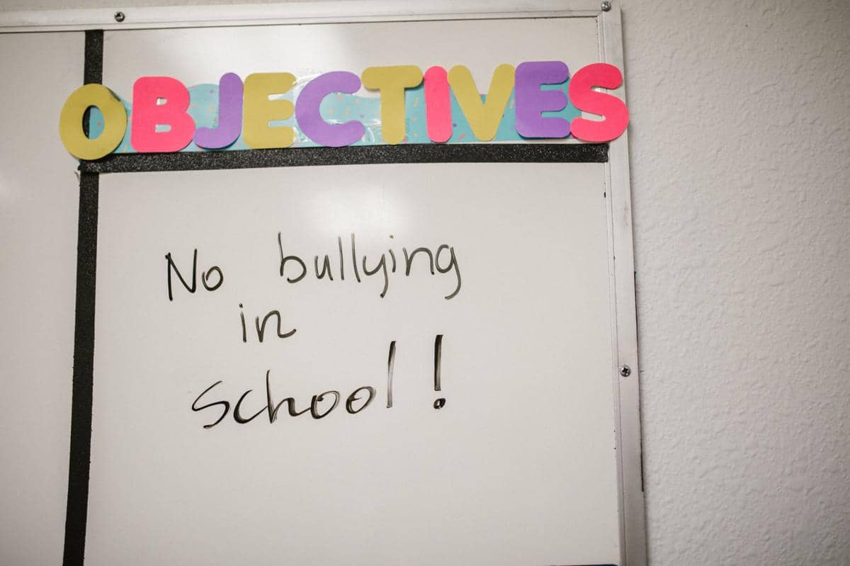 Slogan No Bullying in School