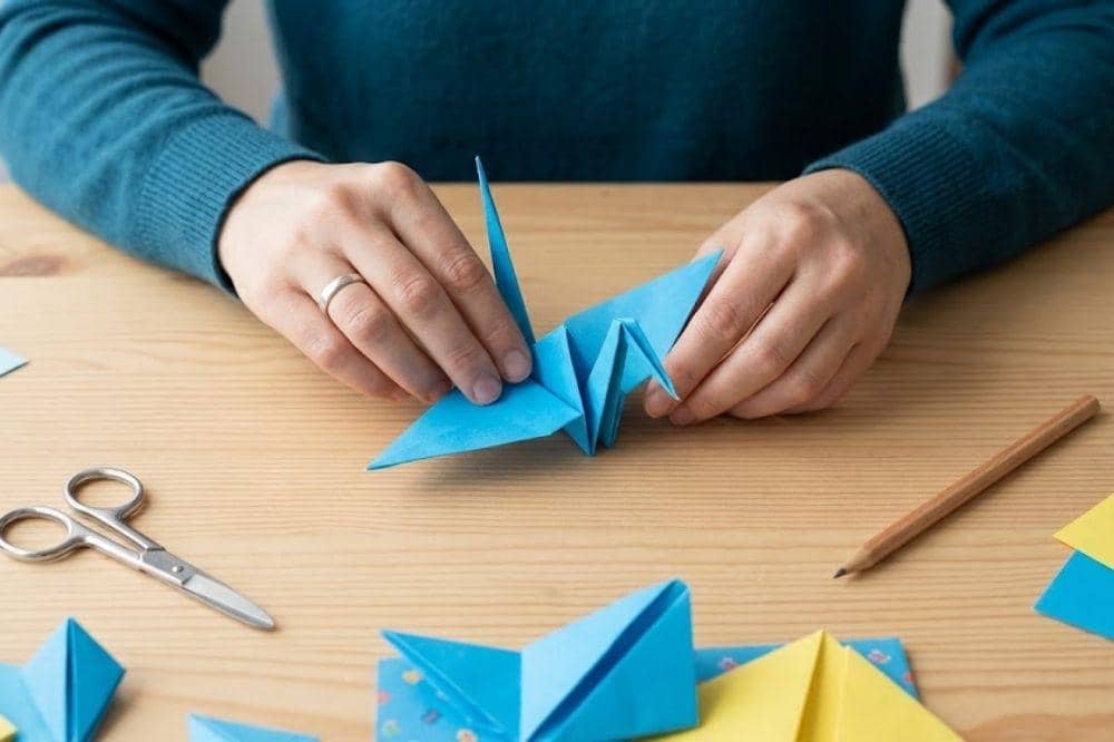 Cara Membuat Burung dari Kertas Origami, Bikin Anak Kreatif