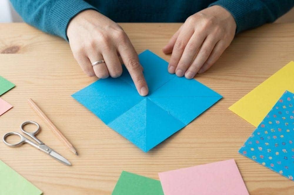Cara Membuat Burung dari Kertas Origami 2
