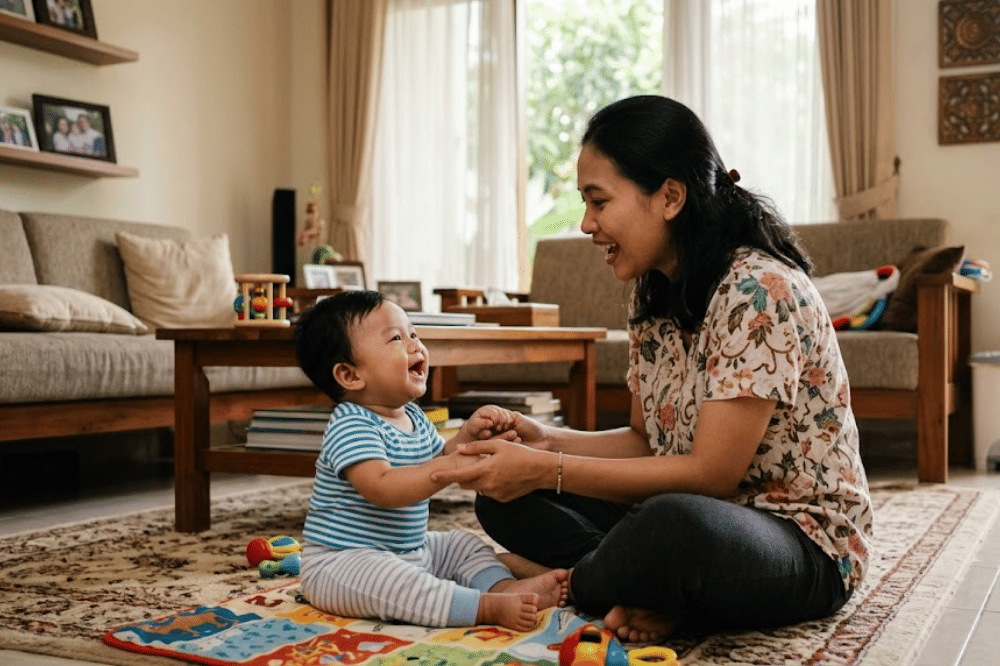 Kapan bayi mulai menoleh saat namanya dipanggil?