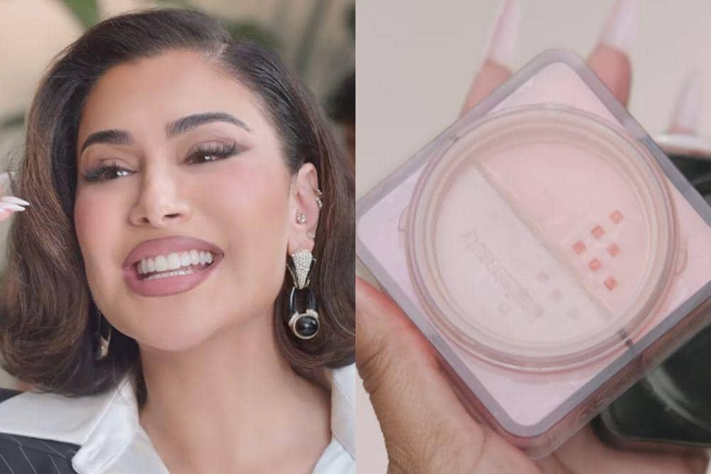 Luncurkan setting powder warna pink dan lilac untuk tampilan lebih cerah