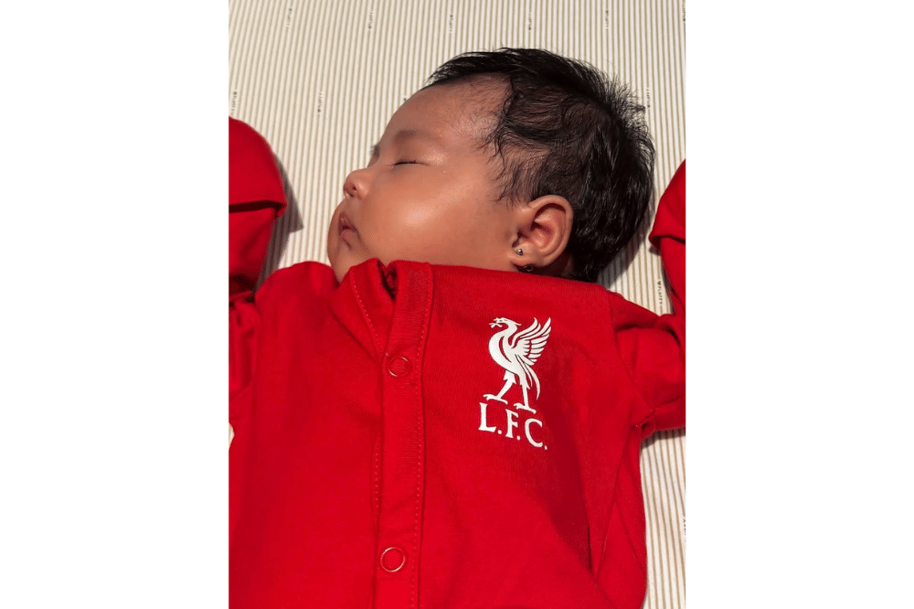 Foto Shanum anak Nino RAN dalam berbagai ekspresi