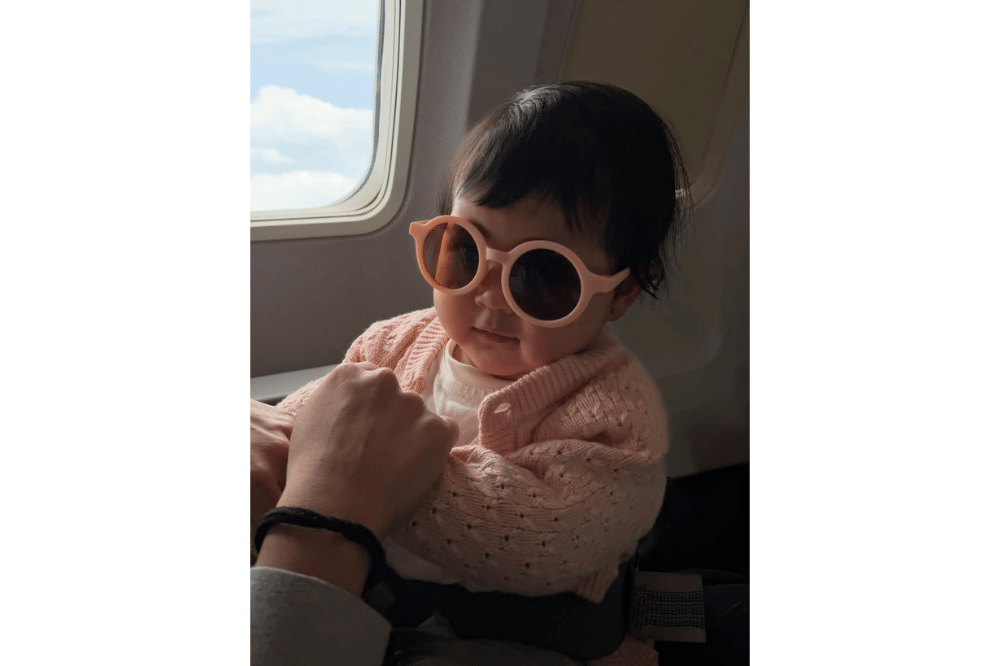 Foto Shanum anak Nino RAN dalam berbagai ekspresi