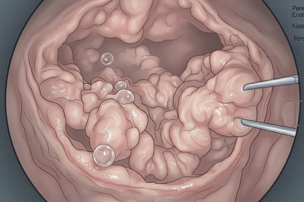 Hiperplasia endometrium atau penebalan dinding rahim