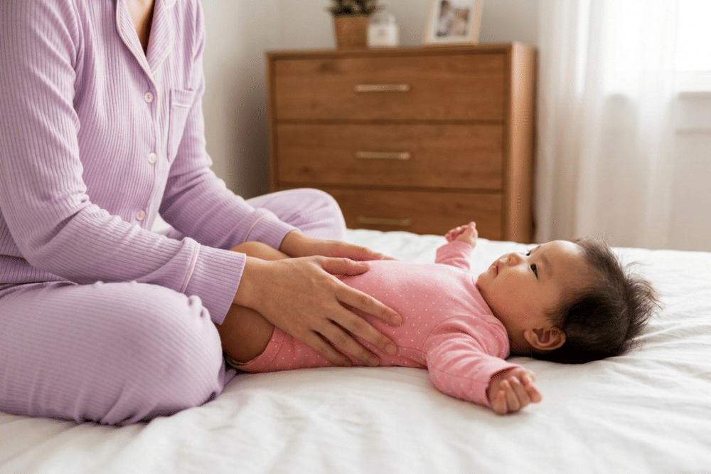 Cara Pijat I Love You (ILU) untuk Bayi, Bantu Buang Gas pada si Kecil