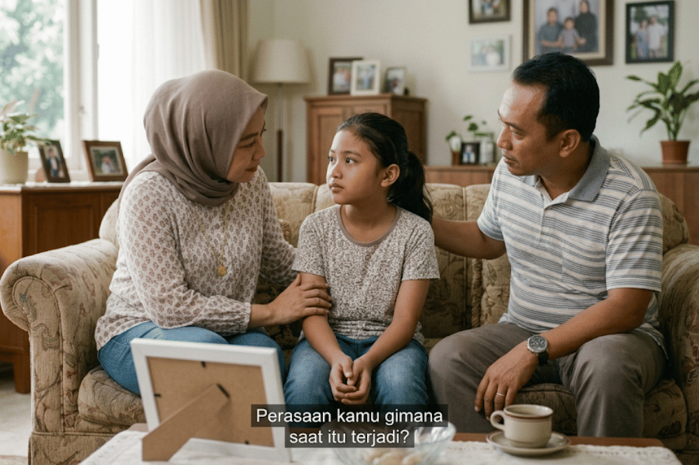 "Perasaan kamu gimana saat itu terjadi?"