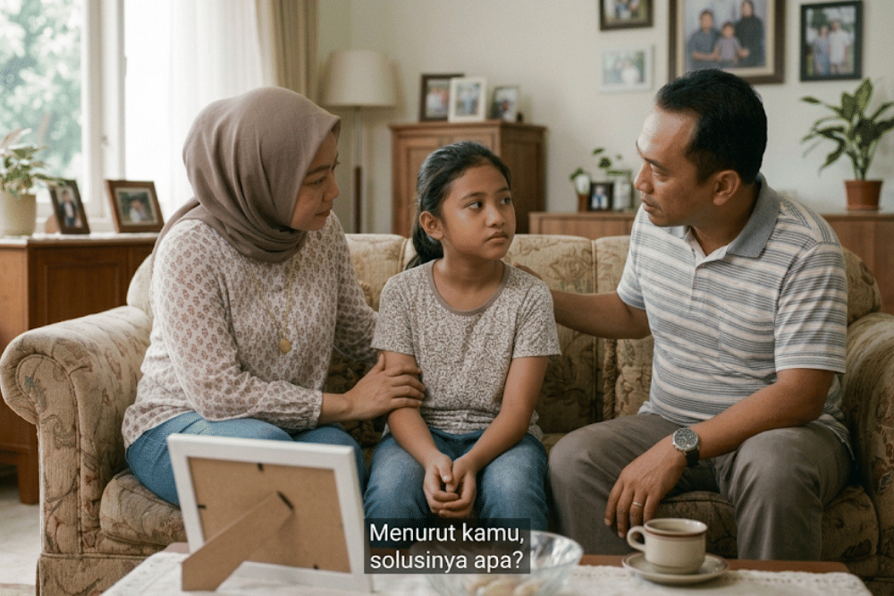 "Menurut kamu, solusinya apa?"