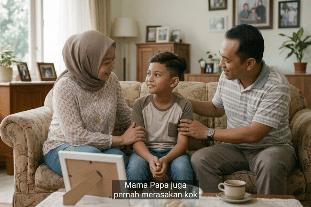 "Mama Papa juga pernah merasakan kok"