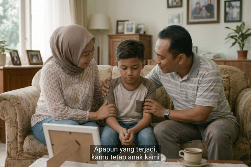 "Apapun yang terjadi, kamu tetap anak kami"