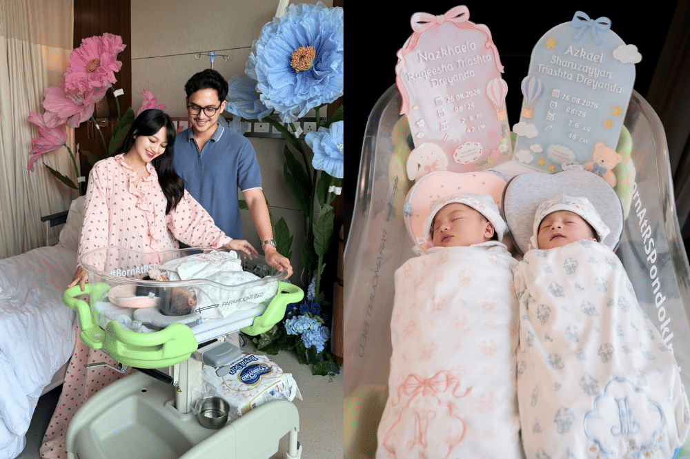 7 Foto Anak Kembar Nanda Arsyinta dan Ardya Tridwantoro