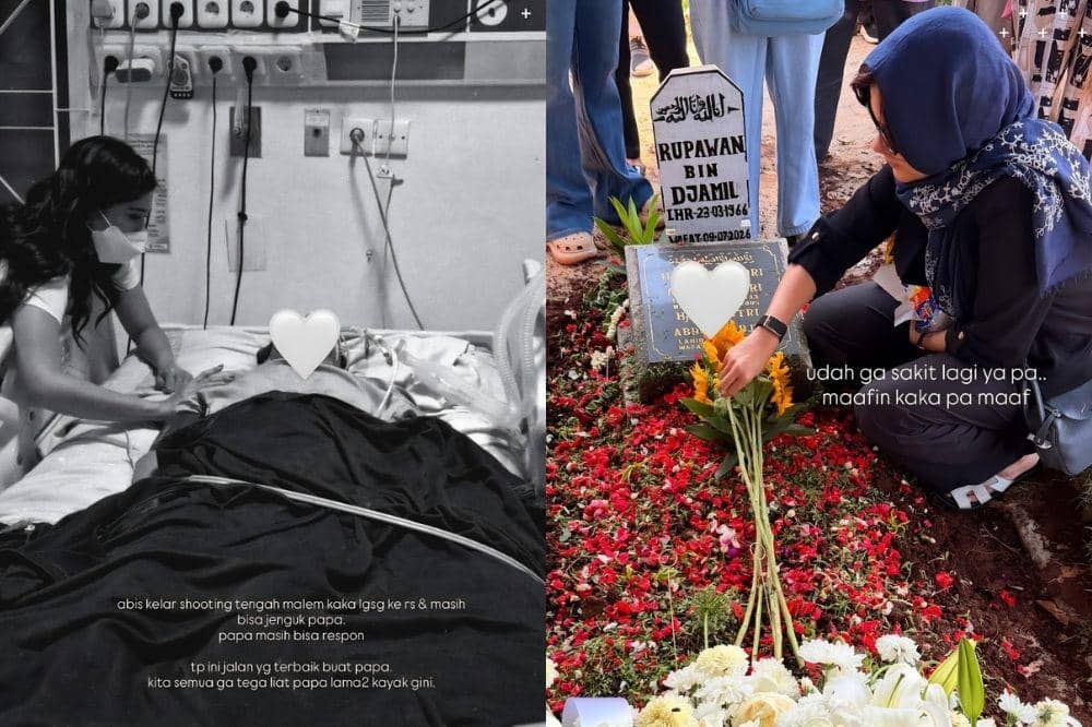 Papa Audi Marissa meninggal dunia pada Juli 2026