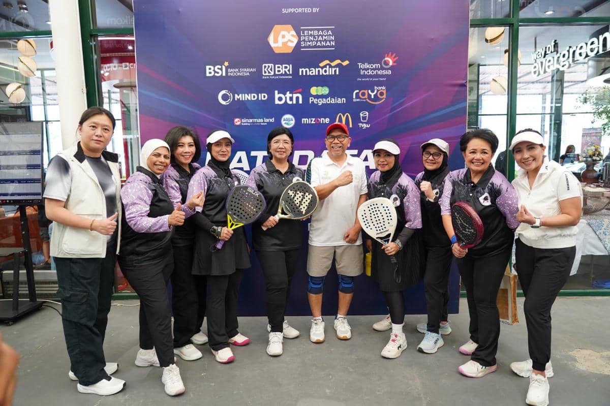 Gubernur BI hingga Mantan Puteri Indonesia Main Padel, Ini Keseruannya