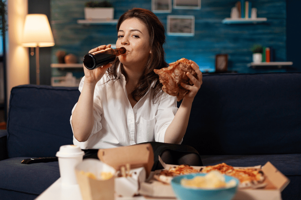 Tidak menjaga pola makan