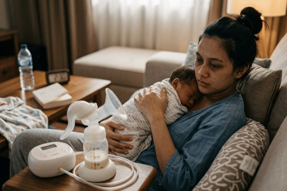 ASI Seret karena Kurang Tidur? Ini Kaitannya dengan Kondisi Mama