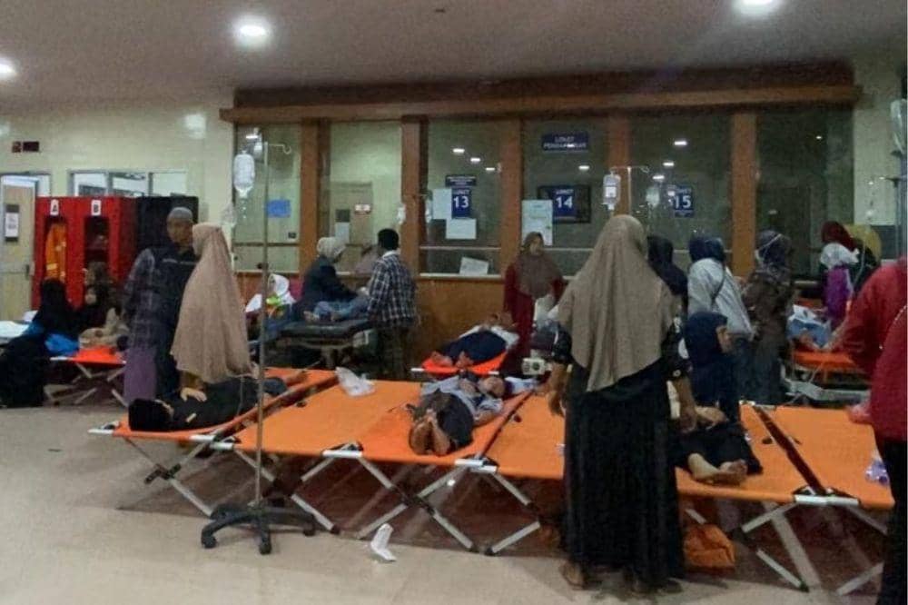Jumlah santri yang mendapat perawatan mencapai 664 orang
