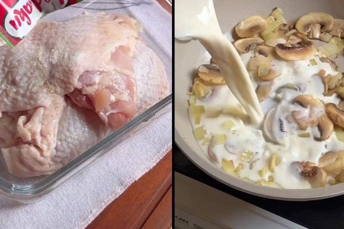 Bahan membuat Chicken Chop Mushroom Sauce