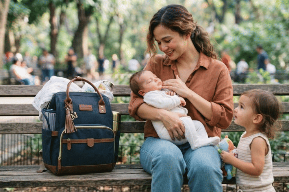 Diaper Bag Mewah Dior hingga Prada, Mama Tetap Stylish Bersama si Kecil
