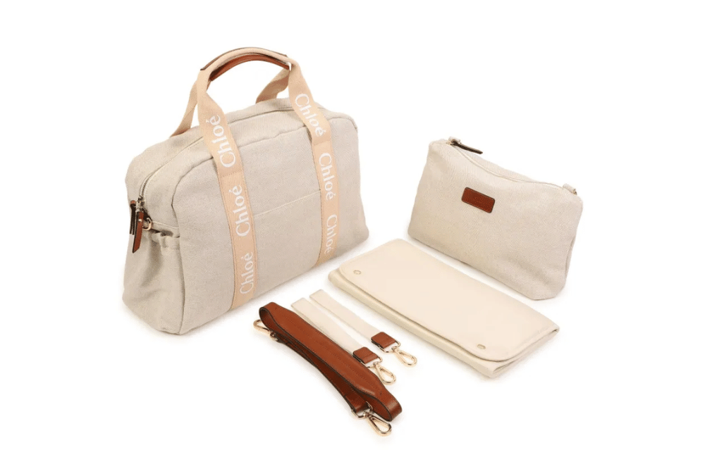 Chloé Kids Logo Strap Diaper Bag
